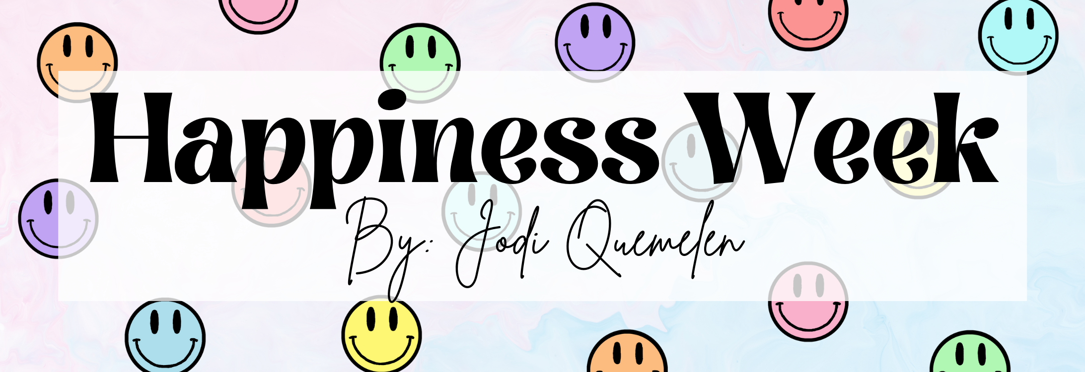 Happiness Week blog cover