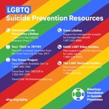 LGBTQ Suicide Prevention Resources