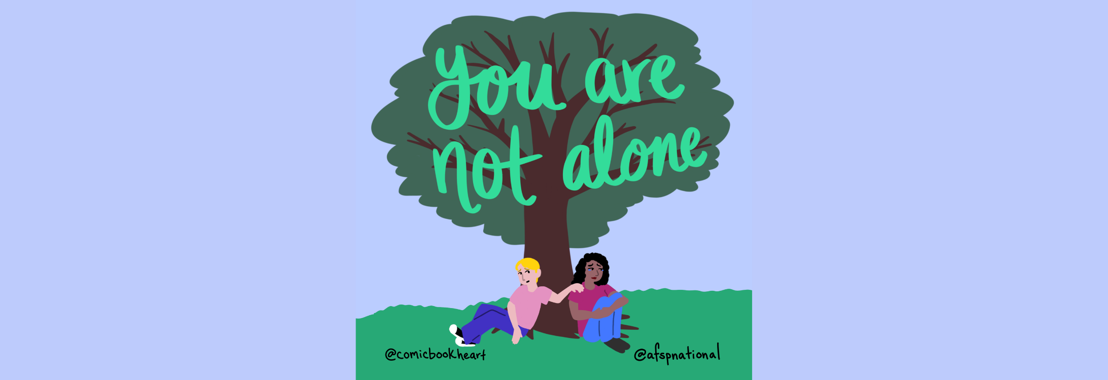 You Are Not Alone blog cover