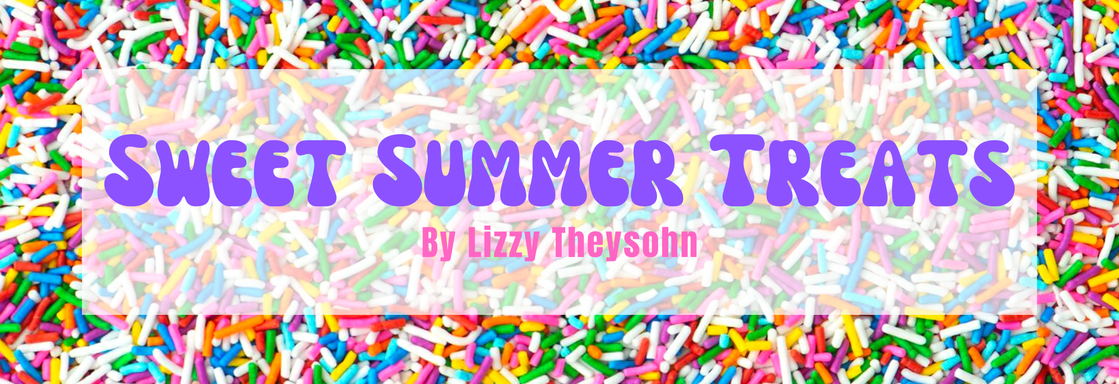 Sweet Summer Treats blog cover